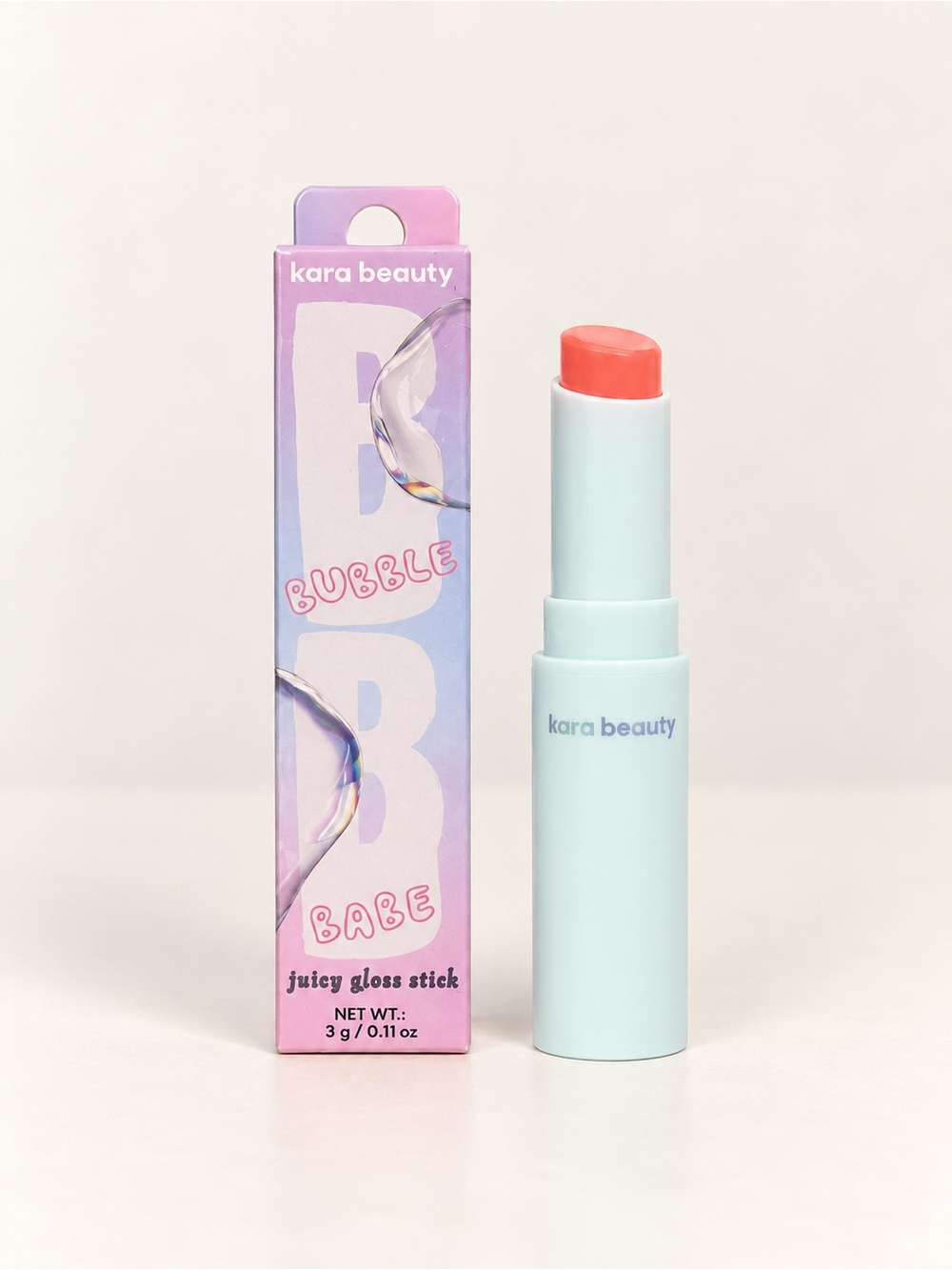 Kara Beauty Bubble Babe Juicy Gloss Stick — Cherry Babe